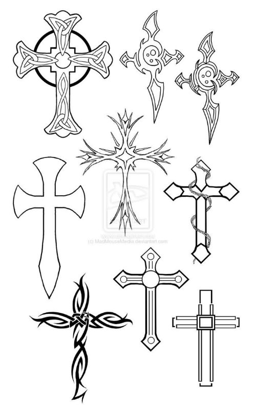 Cool Cross Tattoos Designs