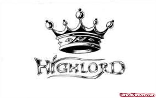 HighLord Crown tattoo Sample