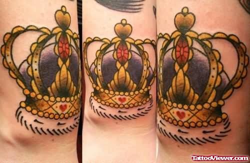 Latest Crown Tattoo Design