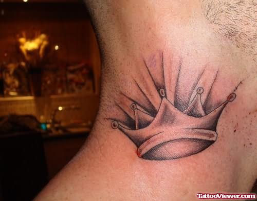 Charming Crown Tattoo