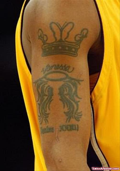 Kobe Bryant Crown Tattoo