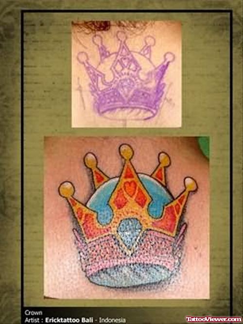 Crown Tattoo Sample