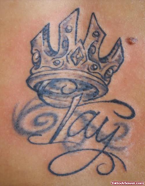Tay And Crown Tattoo