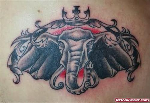 King Of Jungle - Crown Tattoo