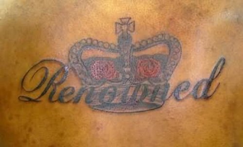 Trendy Crown Tattoo