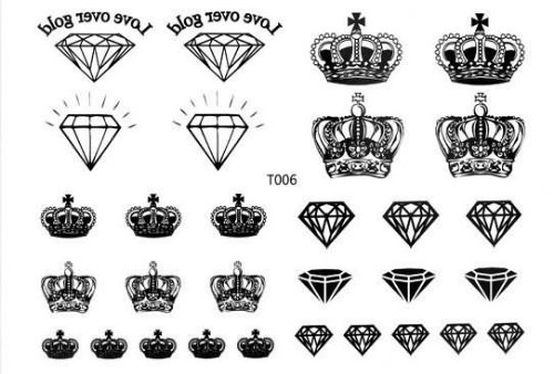 Nice Crown Tattoos Designs