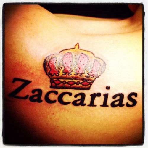 Zaccarias Crown Tattoo