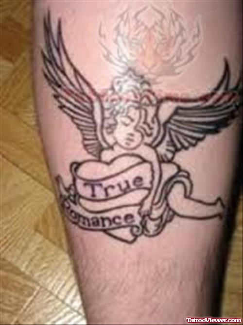 True Cupid Cherub Tattoo