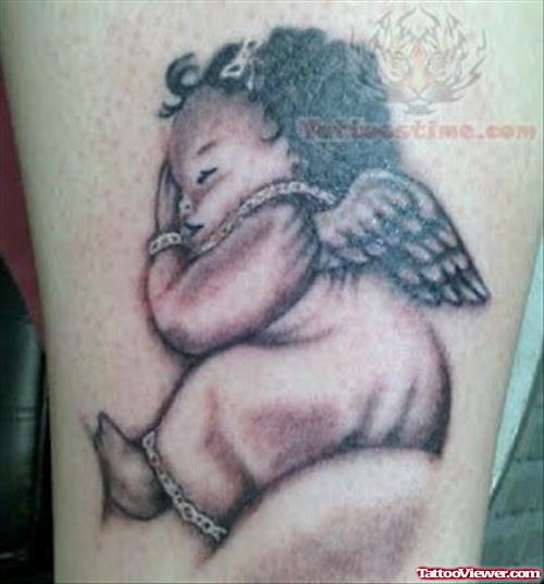 Cherub Tattoo Designs Sleeping Angel