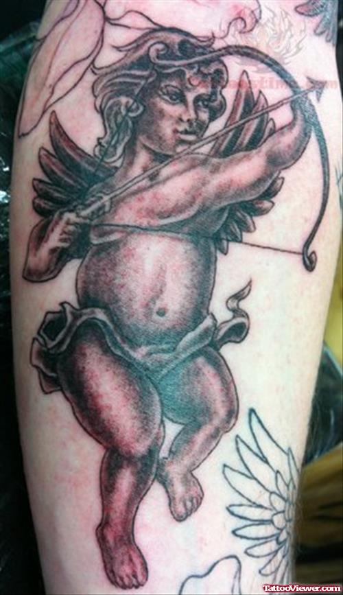 Cupid Large Tattoo