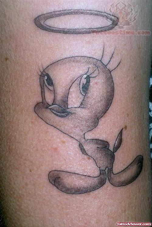 Tweety Bird Angel Tattoo