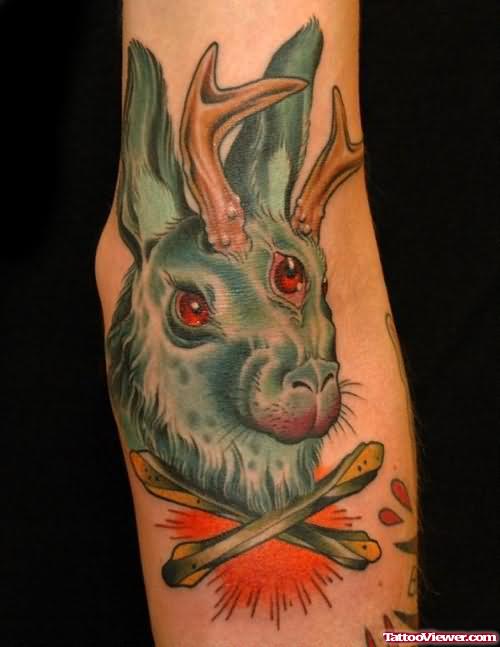 Animal Dagger Tattoo