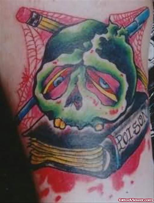 Terrific Skull Death Tattoo