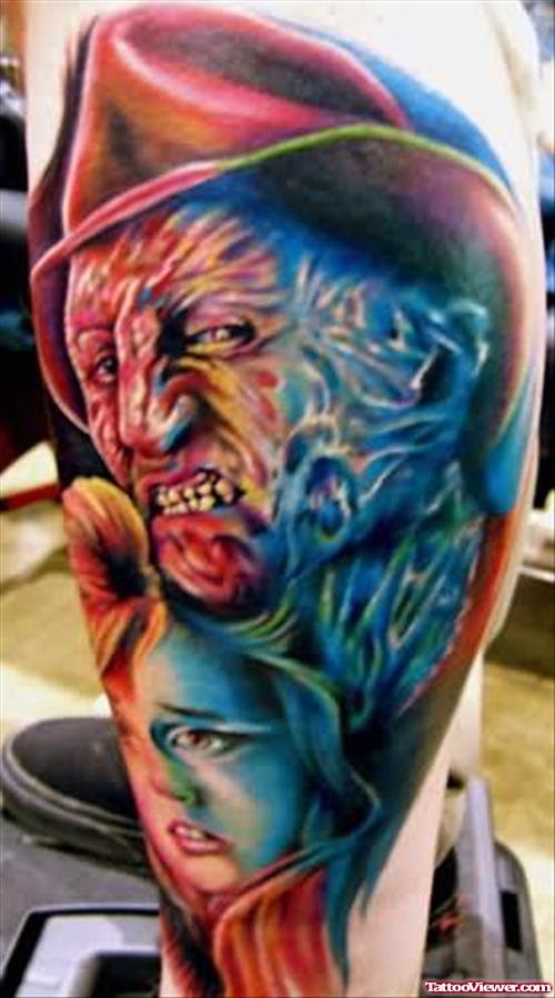 Freddt Death Colour Tattoo