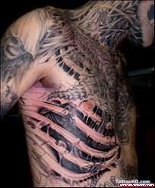 Death Tattoo on Full Body