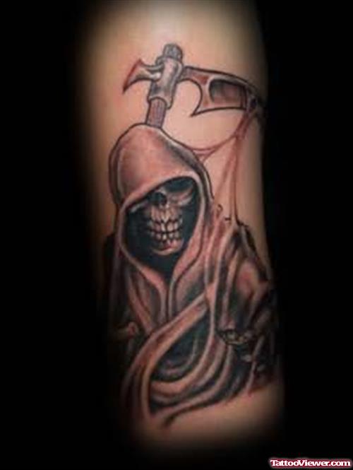 Death Skeleton Tattoo