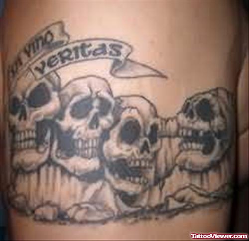 Veritas Skull Tattoos