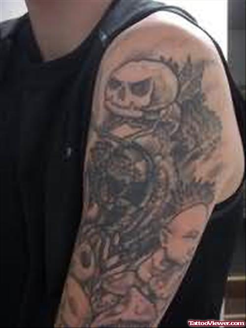 Skull After Death Tattoo