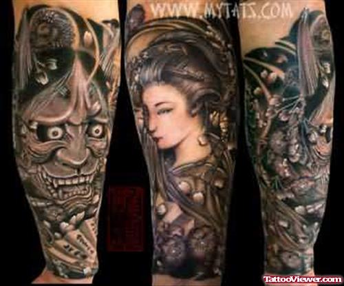 Geisha Hannya Tattoo