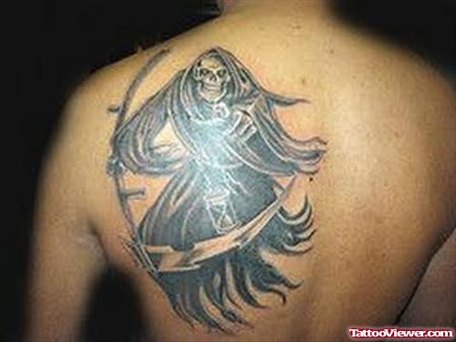 Death Tattoo For Back