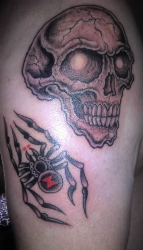 Skull & Scorpio Tattoo