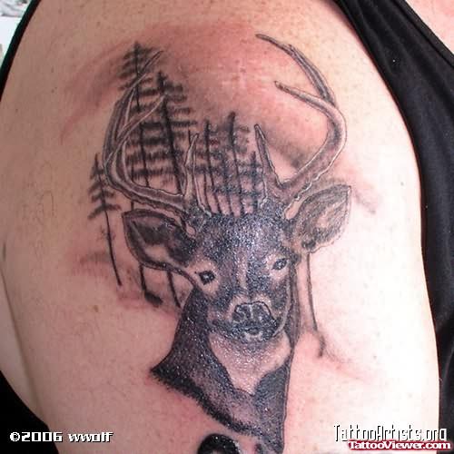 Deer White Tail Tattoo