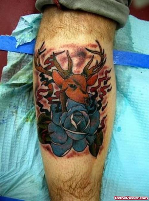 Deer Tattoo On Arm