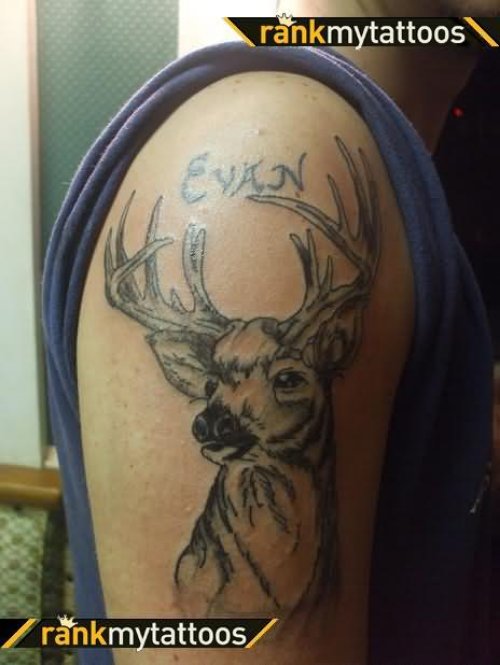 Deer Head - Animal Tattoo