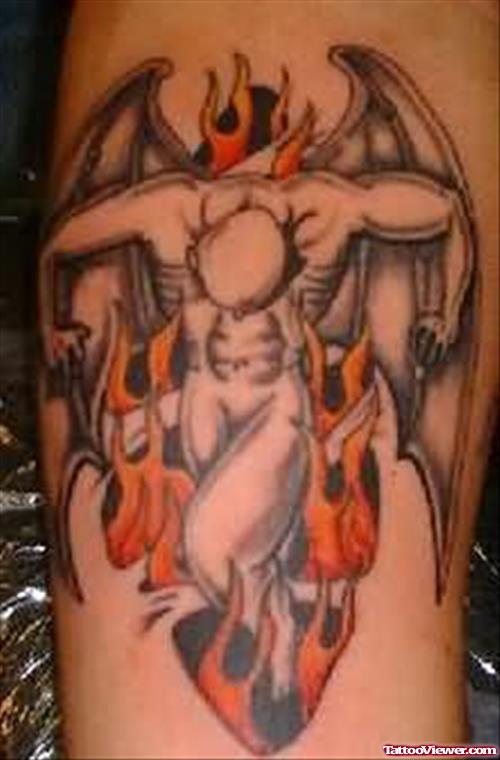 Hell Demon Tattoo