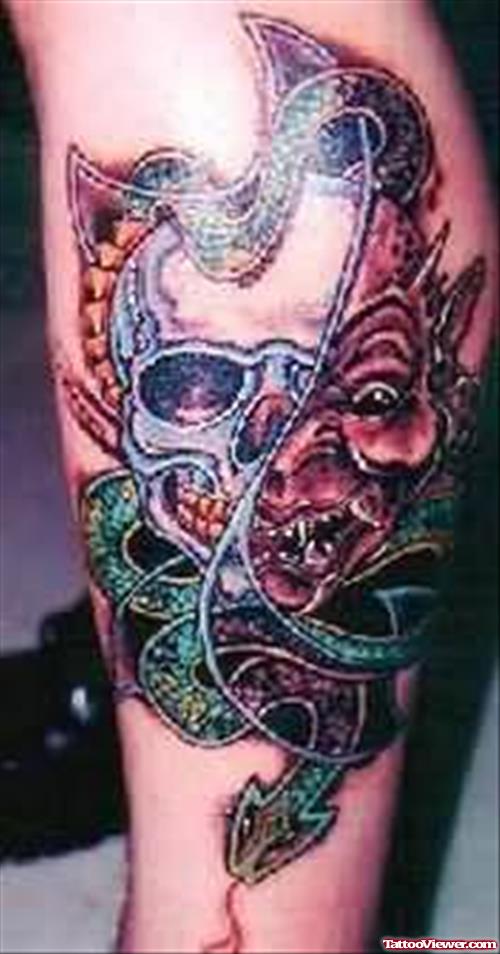 Terrific Demon Tattoo