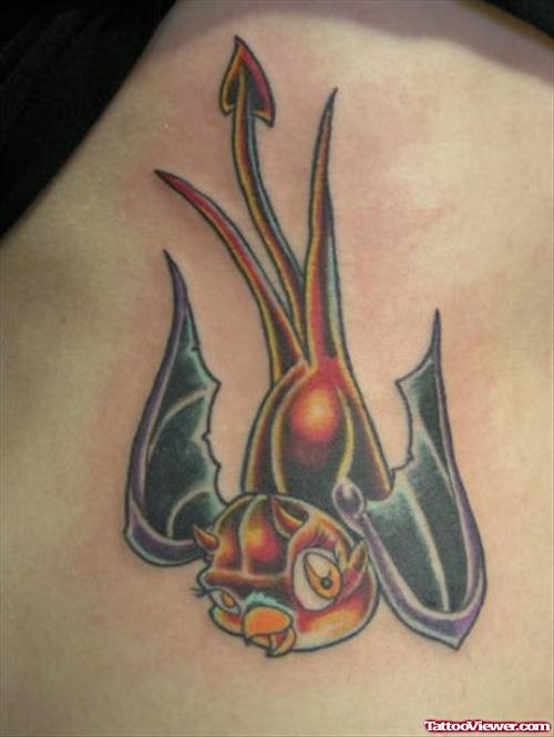 Little Devil Bird Tattoo