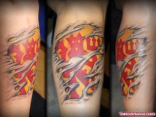 Manchester United Red Devil Tattoo Design