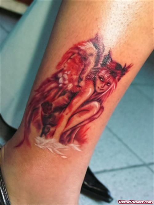 Majestic Devil Tattoo Design