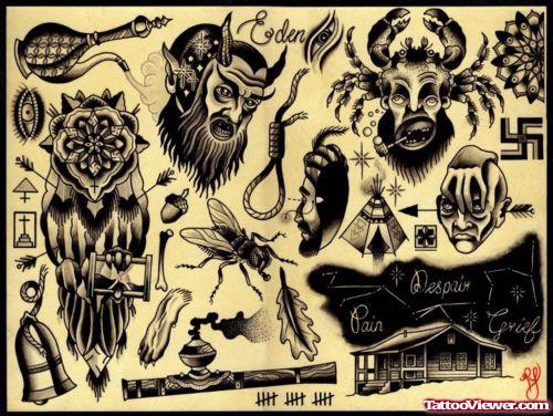 Devil Tattoos Designs