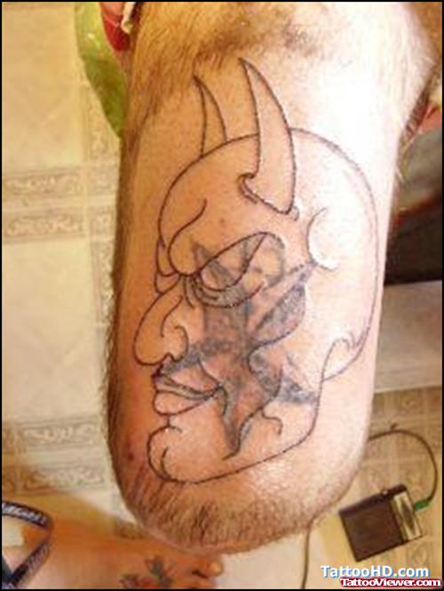 Devil Head Tattoo