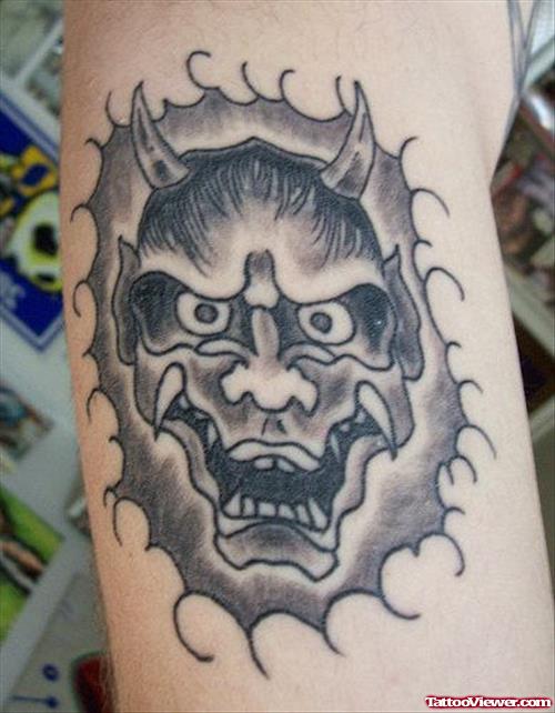 Devil Demon Nightmarish Tattoo