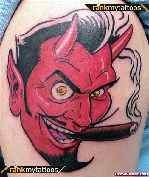 Bad Devil Tattoo Design