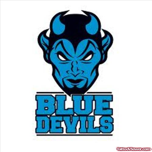 Blue Devils Tattoo Design