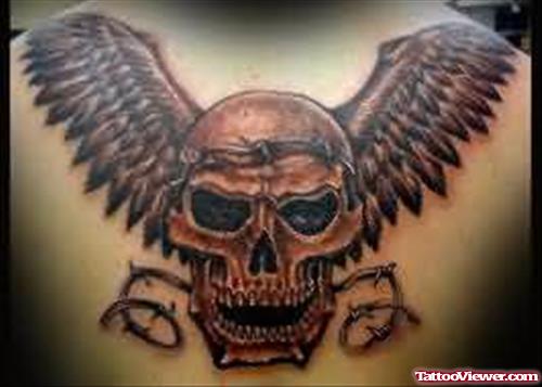 Skull Wings Tattoo