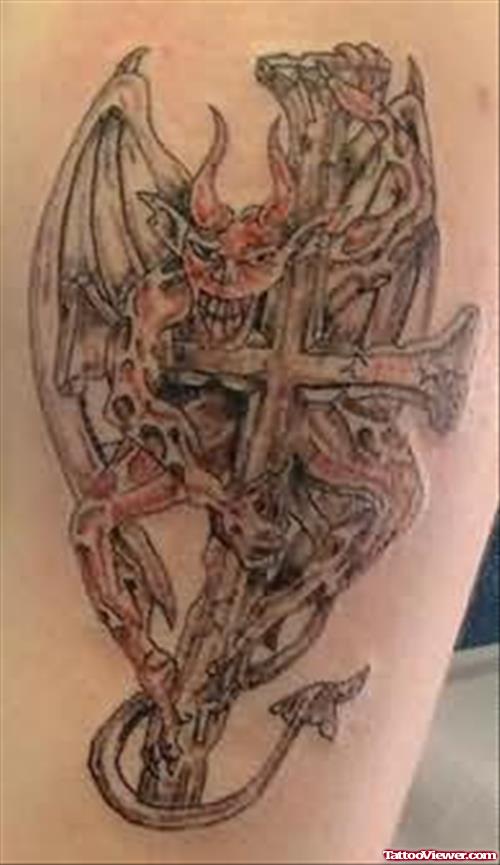 Demon Bat Tattoo