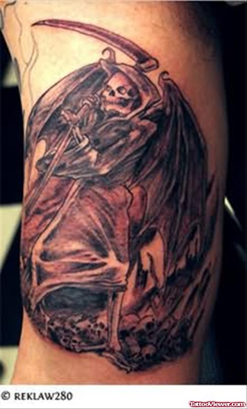 Devil Of Death Tattoo