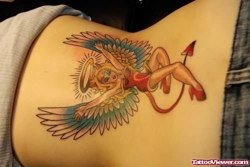 Vagina Devil Tattoo