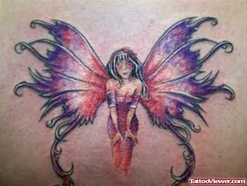 Fairy Wings Tattoo On Body