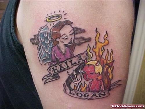 Burning Devil Tattoo