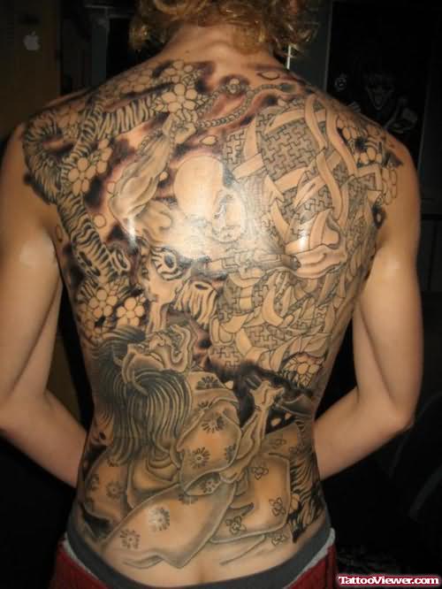 Amazing Japanese Back Tattoos