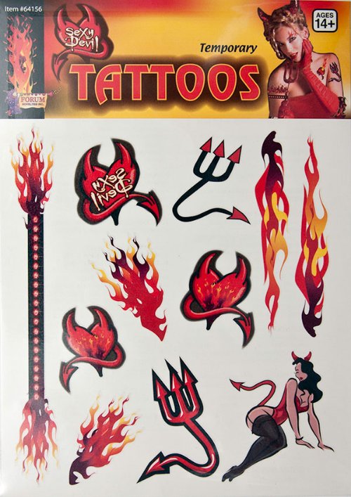 Awesome Red Devil Tattoos Designs