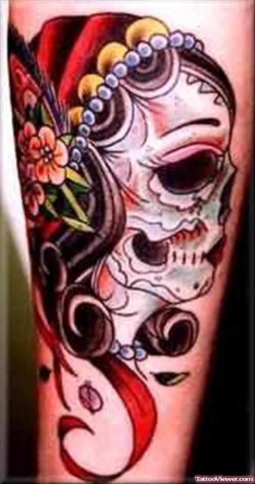 Dia De Los Muertos Wonderfull Tattoo