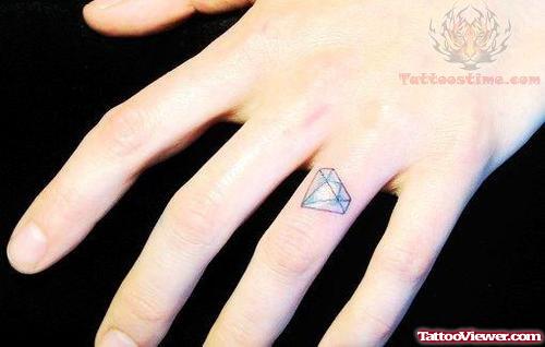 Diamond Ring Tattoo