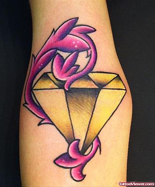 Yellow Diamond Tattoo