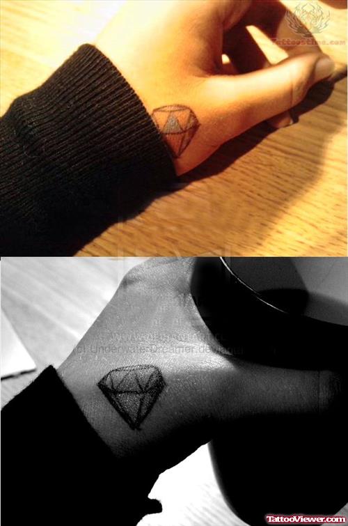 Diamond Tattoos On Hand